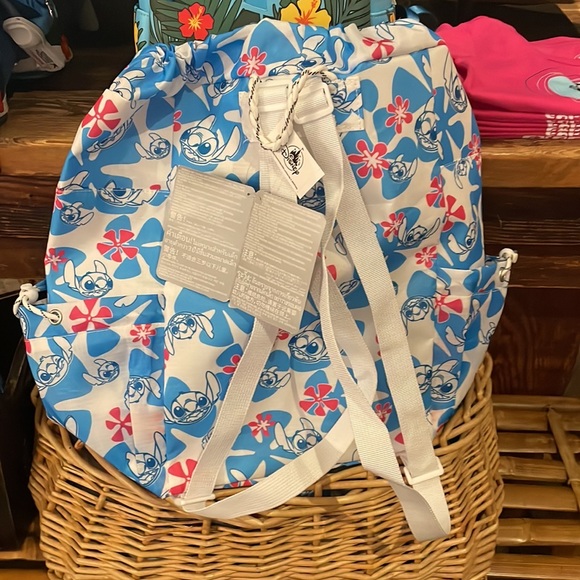 Disney Parks Stitch Drawstring Backpack NWT - Picture 2 of 3